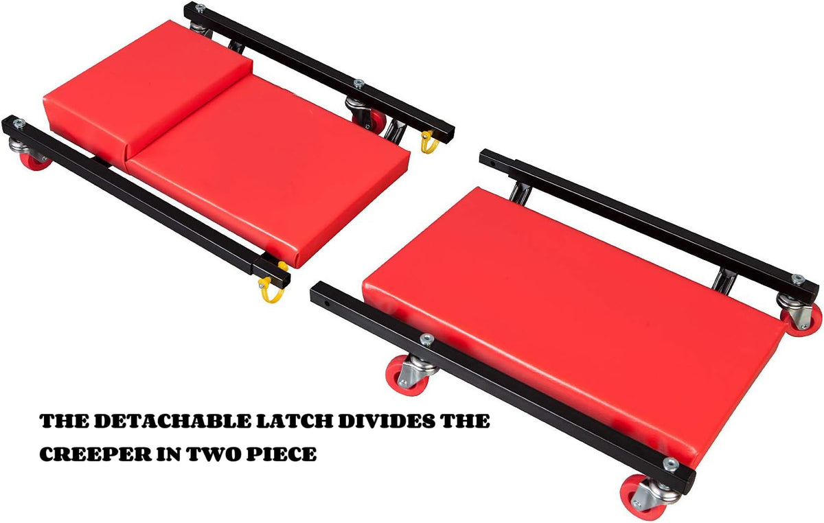 36'' Foldable Rolling Creeper Garage/Shop Seat