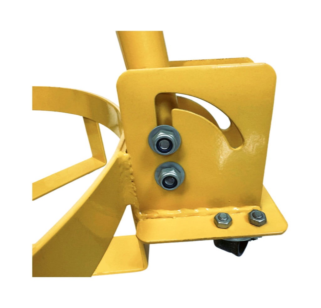 Oil Drum Cart with 3 Smooth-Rolling Wheels and Labor-Saving Handle