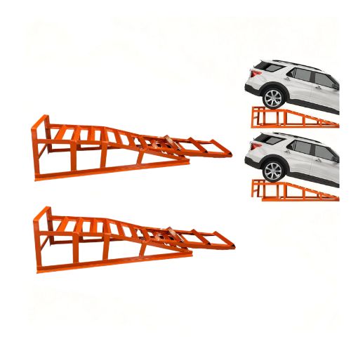 2-Pack 2 Tons Heavy Duty Car Ramps with Extension Plate