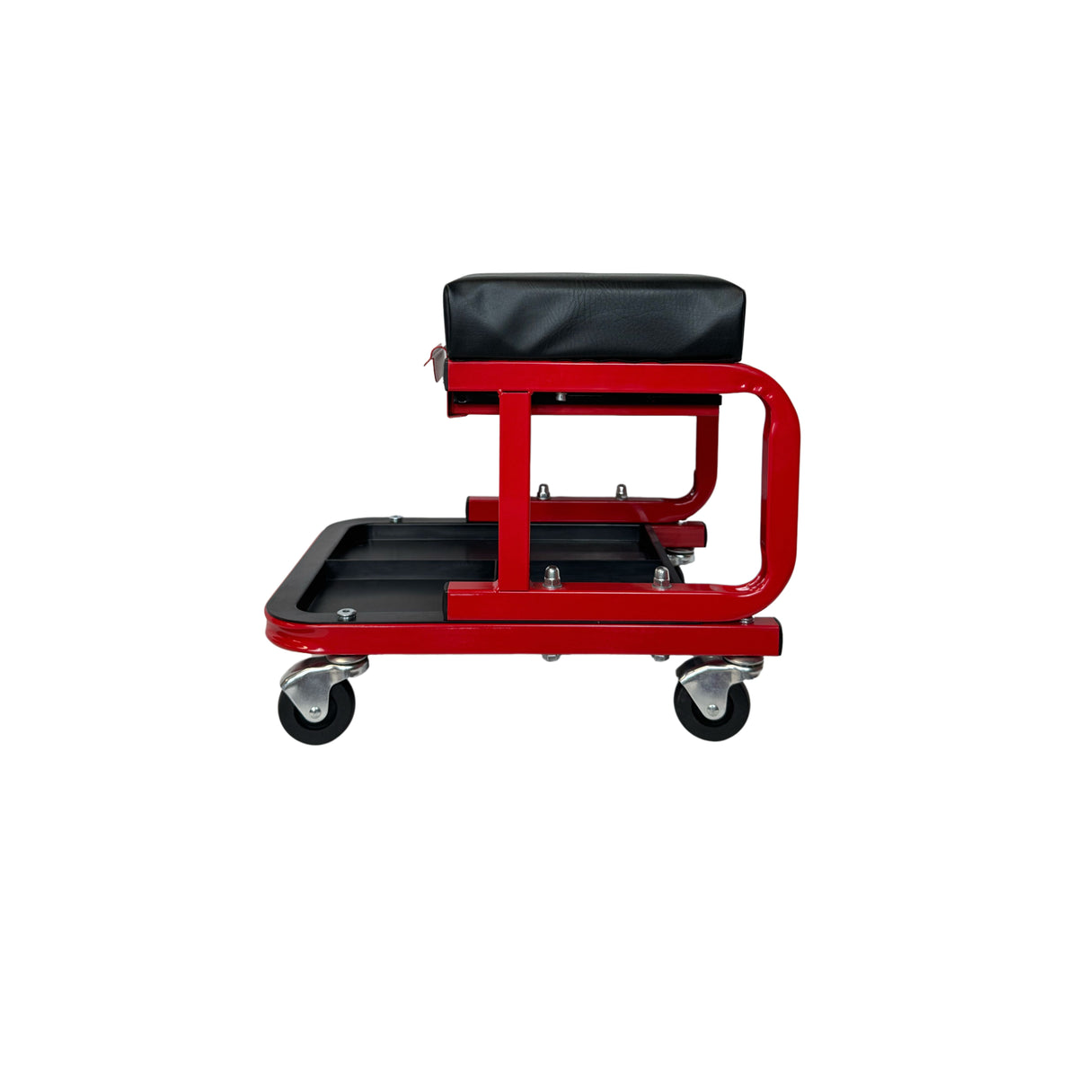 Rolling Creeper Garage/Shop Seat with Tool Tray Storage and Top Drawer