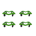 4-Pack Heavy-Duty Car Dolly 6000LBS Capacity with Locking Brakes for Cars,SUVs,Trucks, Trailers