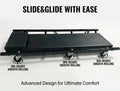 40-Inch Automotive Rolling Creeper with 6 Casters for Garage, Repair Shops, and DIY