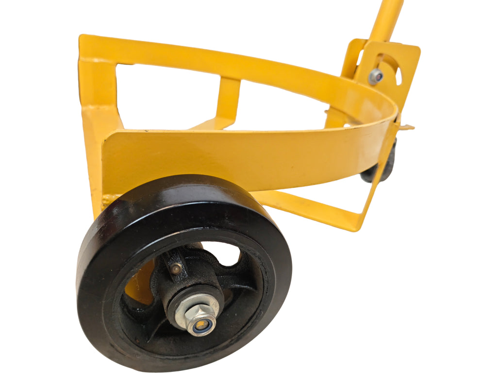 Oil Drum Cart with 3 Smooth-Rolling Wheels and Labor-Saving Handle