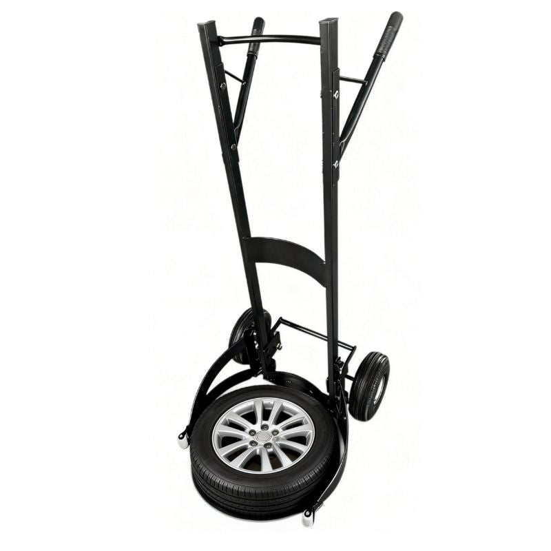 Ergonomic Two-Wheel Tire Cart for Passenger and SUV Tires