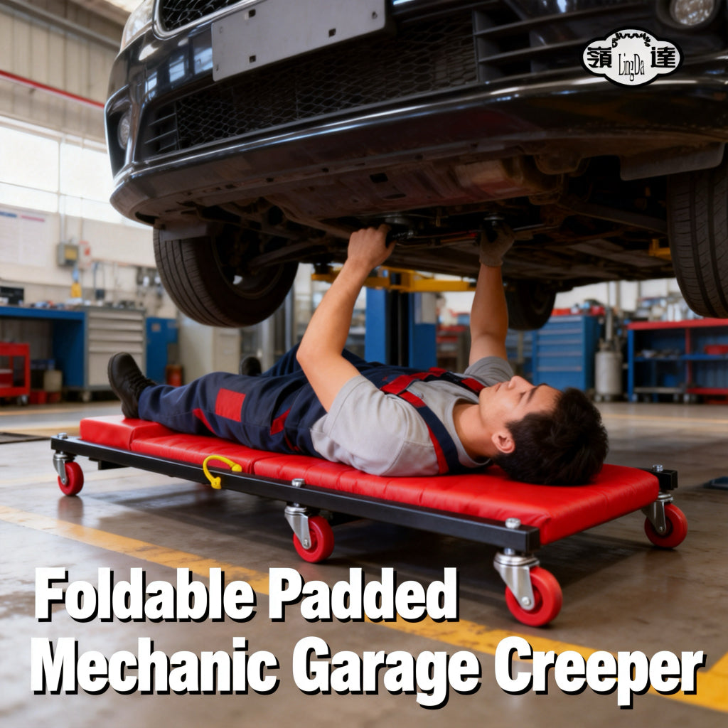 36'' Foldable Rolling Creeper Garage/Shop Seat