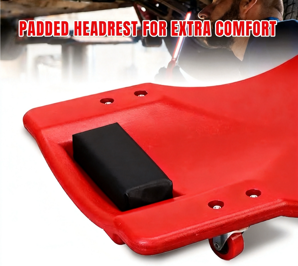 36 Inch  Low-Profile Under-Car Rolling Mechanic Creeper