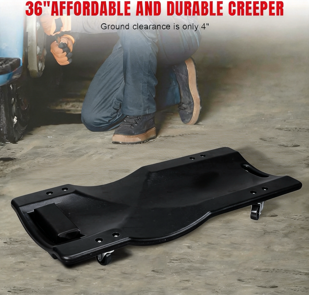 36 Inch  Low-Profile Under-Car Rolling Mechanic Creeper