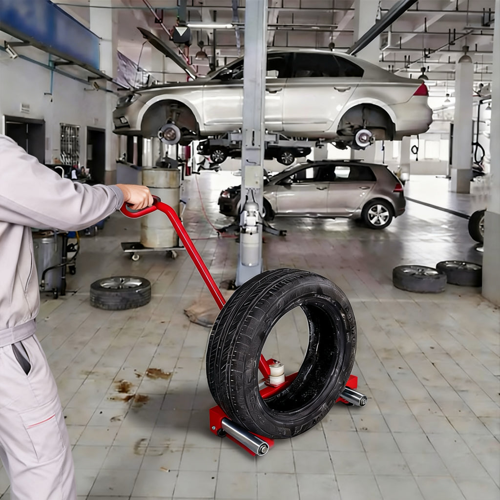 Adjustable Heavy-Duty Wheel Moving Cart Tire Transport Tool