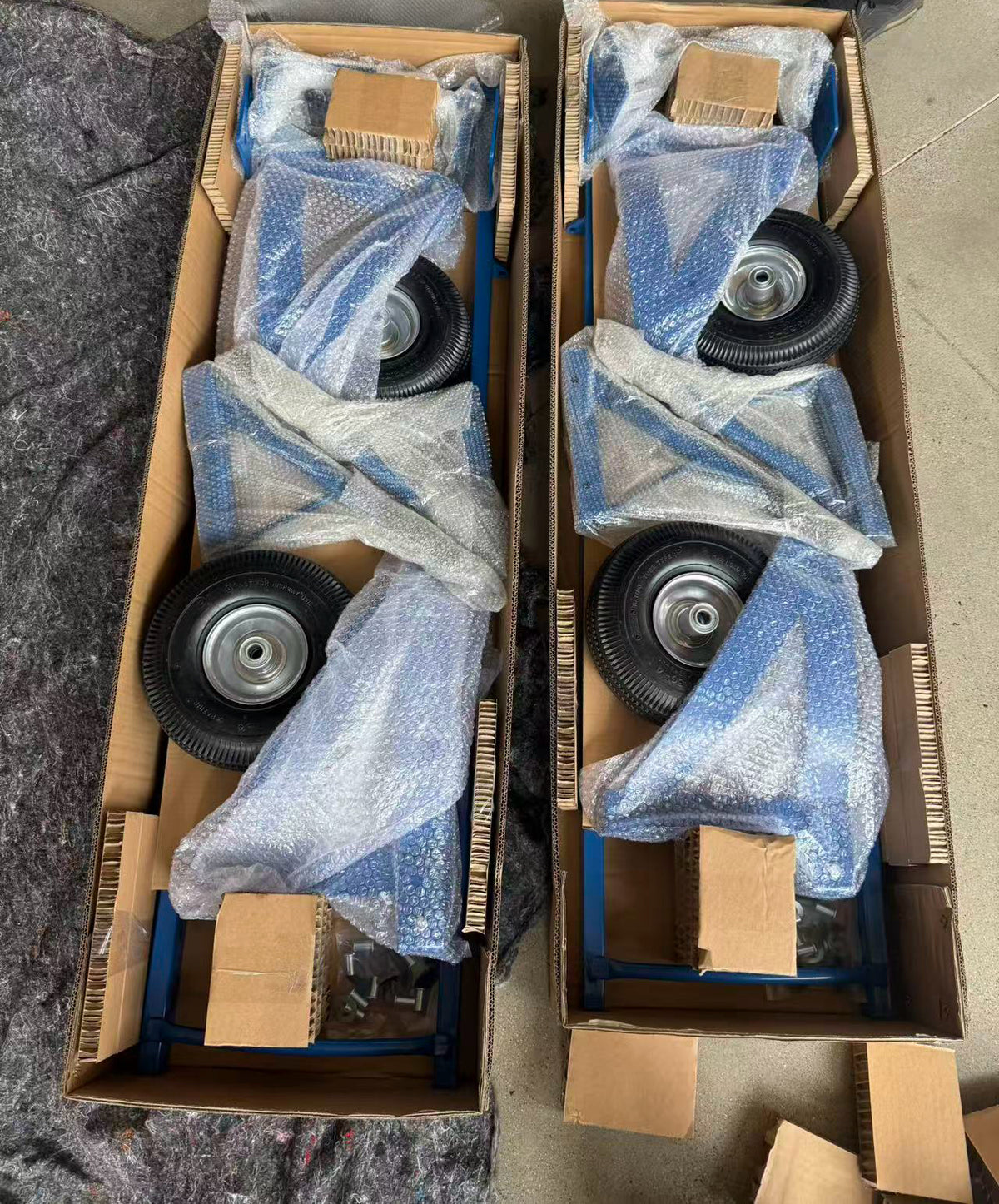 Ergonomic Two-Wheel Tire Cart for Passenger and SUV Tires