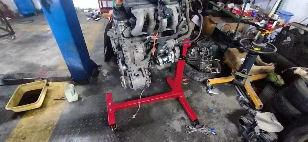 1000lbs Engine Stand with Caster Wheels for Vehicle Maintenance and Auto Repair