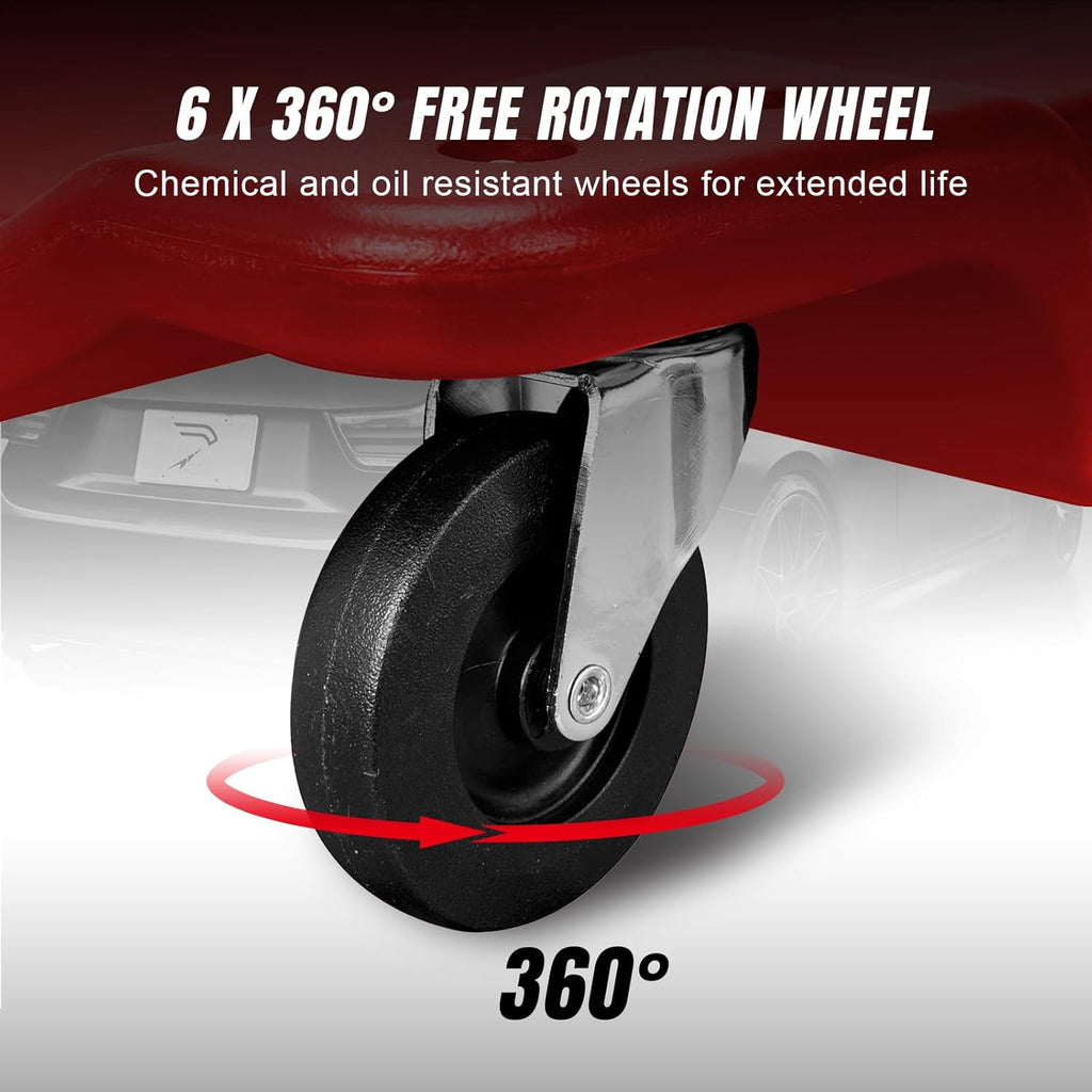36 Inch  Low-Profile Under-Car Rolling Mechanic Creeper