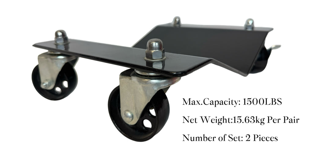 2 Pack Wheel Dolly Set, Car Tire Dolly