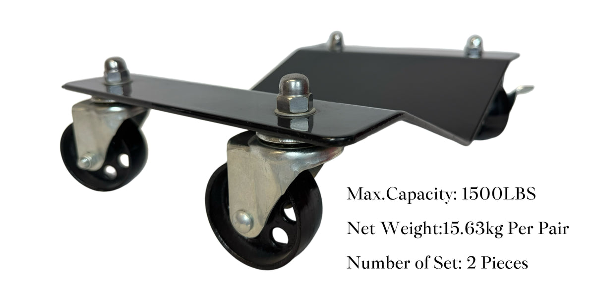 2 Pack Wheel Dolly Set, Car Tire Dolly